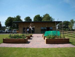 The SHED purpose built classroom at frogmary
